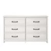 Amherst 6-Drawer Ivory Oak Dresser 35 in. x 59.33 in. x 15.67 in. by Ameriwood Home