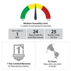 Leeland 2-Drawer Ivory Oak Nightstand 24.02 in. H x 29.69 in. W x 15.67 in. D by Ameriwood Home -Deals HOMESTYLES Store ivory oak ameriwood home nightstands hd76781 1f 1000
