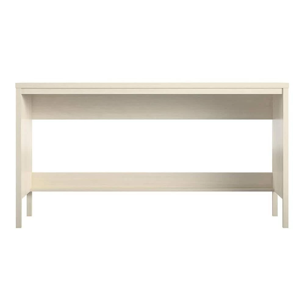 Leeland 67.7 in. Ivory Oak and Faux Rattan Console Table by Ameriwood Home 1 Leeland 67.7 in. Ivory Oak and Faux Rattan Console Table by Ameriwood Home