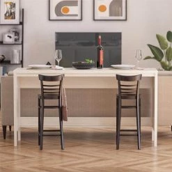 Leeland 67.7 in. Ivory Oak and Faux Rattan Console Table by Ameriwood Home 19 Leeland 67.7 in. Ivory Oak and Faux Rattan Console Table by Ameriwood Home -Deals HOMESTYLES Store ivory oak and faux rattan ameriwood home console tables hd03629 fa 1000