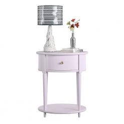 Abelia 21.6 in. Lavender Round End Table with Drawer and Shelf by Ameriwood Home 13 Abelia 21.6 in. Lavender Round End Table with Drawer and Shelf by Ameriwood Home -Deals HOMESTYLES Store lavender ameriwood home end side tables hd18795 c3 1000