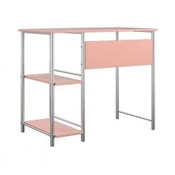 Meridian 36 in. Light Pink Student Computer Desk with 2-Shelves by Ameriwood Home -Deals HOMESTYLES Store light pink ameriwood home computer desks de24826 66 1000