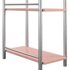 Meridian 36 in. Light Pink Student Computer Desk with 2-Shelves by Ameriwood Home -Deals HOMESTYLES Store light pink ameriwood home computer desks de24826 77 1000