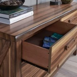 Forest Retreat 19 in. Dresser by HOMESTYLES -Deals HOMESTYLES Store live teak wood brown homestyles dressers 5185 43 1f 1000