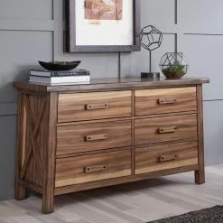 Forest Retreat 19 in. Dresser by HOMESTYLES -Deals HOMESTYLES Store live teak wood brown homestyles dressers 5185 43 31 1000