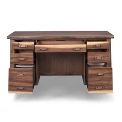 Forest Retreat 56 in. W Rectangular Live Teak Wood Brown Pedestal Desk by HOMESTYLES 9 Forest Retreat 56 in. W Rectangular Live Teak Wood Brown Pedestal Desk by HOMESTYLES -Deals HOMESTYLES Store live teak wood brown homestyles executive desks 5185 18 4f 1000