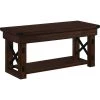 Forest Grove Mahogany Storage Bench by Ameriwood Home