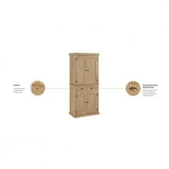 Nantucket Maple Food Pantry by HOMESTYLES -Deals HOMESTYLES Store maple homestyles pantry cabinets 5055 69 4f 1000