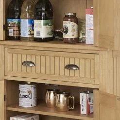 Nantucket Maple Food Pantry by HOMESTYLES -Deals HOMESTYLES Store maple homestyles pantry cabinets 5055 69 66 1000