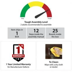 Macona 60 in. Natural Particle Board TV Stand Fits TVs Up to 60 in. with Cable Management by Ameriwood Home -Deals HOMESTYLES Store natural ameriwood home tv stands hd89396 fa 1000