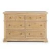 Manor House 36 in. L x 56 in. W x 19 in. H 6-Drawer Natural Dresser by HOMESTYLES