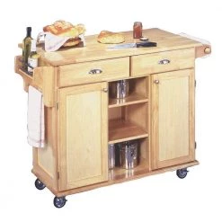 Napa Natural Kitchen Cart with Storage by HOMESTYLES