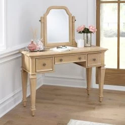 Manor House Natural Vanity by HOMESTYLES -Deals HOMESTYLES Store natural homestyles makeup vanities 5504 70 76 1000