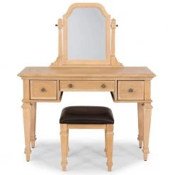 Manor House Natural Vanity and Bench Set by HOMESTYLES