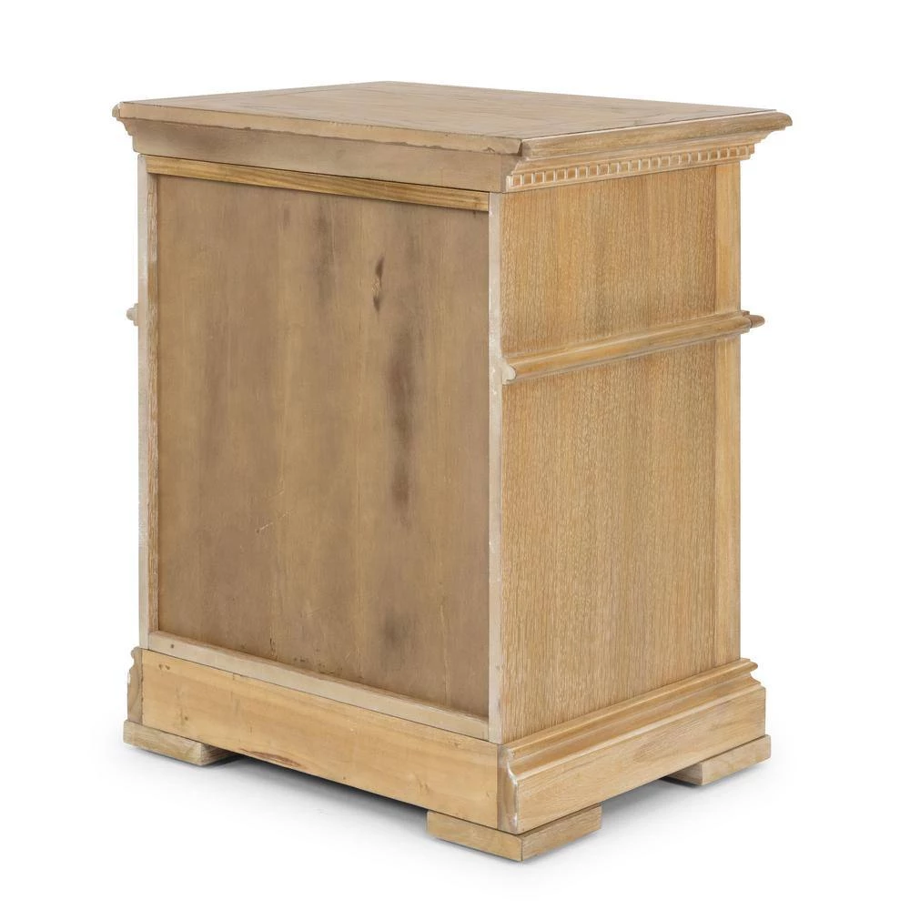 Manor House 28 in. L x 24 in. W x 17.25 in. H Natural Night Stand by HOMESTYLES 8 Manor House 28 in. L x 24 in. W x 17.25 in. H Natural Night Stand by HOMESTYLES - Image 8