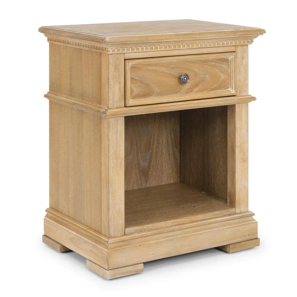 Manor House 28 in. L x 24 in. W x 17.25 in. H Natural Night Stand by HOMESTYLES 5 Manor House 28 in. L x 24 in. W x 17.25 in. H Natural Night Stand by HOMESTYLES - Image 5