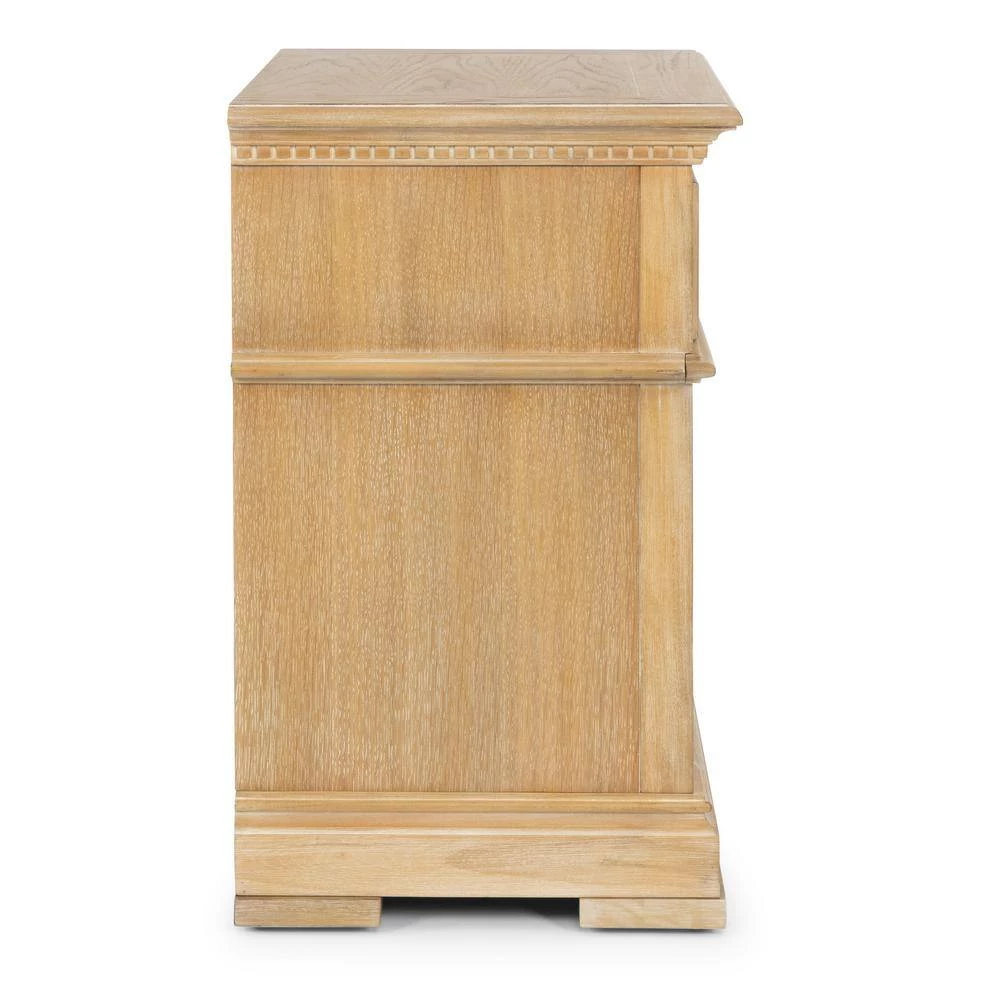 Manor House 28 in. L x 24 in. W x 17.25 in. H Natural Night Stand by HOMESTYLES 2 Manor House 28 in. L x 24 in. W x 17.25 in. H Natural Night Stand by HOMESTYLES - Image 2