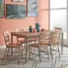 Sheffield Natural Whitewashed 7-Piece Dining Set by HOMESTYLES