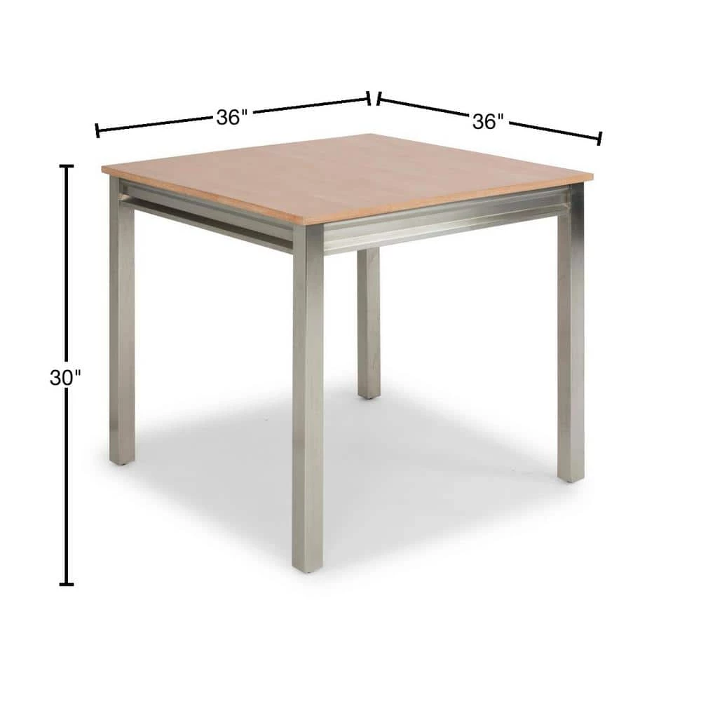 Sheffield Natural White Washed Square Dining Table by HOMESTYLES 3 Sheffield Natural White Washed Square Dining Table by HOMESTYLES - Image 3