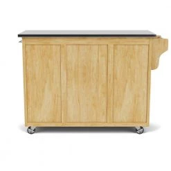 Create-a-Cart Natural Kitchen Cart With Stainless Top by HOMESTYLES -Deals HOMESTYLES Store natural with stainless top homestyles kitchen carts 9200 1012 66 1000
