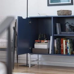 Wardlaw 30 in. Navy Bookcase with 3-Shelves and Door by Ameriwood Home 14 Wardlaw 30 in. Navy Bookcase with 3-Shelves and Door by Ameriwood Home -Deals HOMESTYLES Store navy ameriwood home bookcases bookshelves hd99873 77 1000