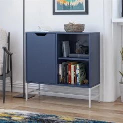 Wardlaw 30 in. Navy Bookcase with 3-Shelves and Door by Ameriwood Home 15 Wardlaw 30 in. Navy Bookcase with 3-Shelves and Door by Ameriwood Home -Deals HOMESTYLES Store navy ameriwood home bookcases bookshelves hd99873 c3 1000
