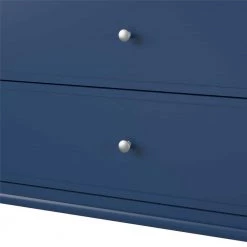 Queensbury 6-Drawer in Navy Dresser 33.5 in. H x 55.3 in. W x 16.1 in. D by Ameriwood Home -Deals HOMESTYLES Store navy ameriwood home dressers hd46629 1f 1000