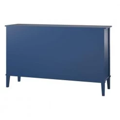 Queensbury 6-Drawer in Navy Dresser 33.5 in. H x 55.3 in. W x 16.1 in. D by Ameriwood Home -Deals HOMESTYLES Store navy ameriwood home dressers hd46629 66 1000