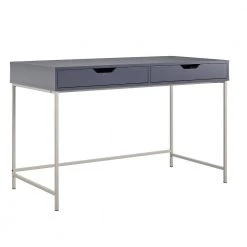 Wardlaw 47.63 Navy Desk with 2-Drawers by Ameriwood Home -Deals HOMESTYLES Store navy ameriwood home writing desks de08294 40 1000
