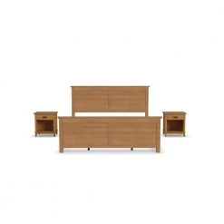 Oak Park 3-Piece Oak King Bedroom Set by HOMESTYLES