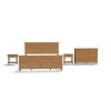 Oak Park 4-Piece Oak King Bedroom Set by HOMESTYLES