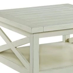 Seaside 36 in. White Medium Rectangle Wood Coffee Table with Shelf by HOMESTYLES 12 Seaside 36 in. White Medium Rectangle Wood Coffee Table with Shelf by HOMESTYLES -Deals HOMESTYLES Store off white homestyles coffee tables 5523 21 1f 1000