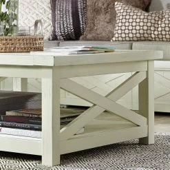 Seaside 36 in. White Medium Rectangle Wood Coffee Table with Shelf by HOMESTYLES 13 Seaside 36 in. White Medium Rectangle Wood Coffee Table with Shelf by HOMESTYLES -Deals HOMESTYLES Store off white homestyles coffee tables 5523 21 44 1000