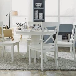 5-Piece Antique White Dining Set by HOMESTYLES -Deals HOMESTYLES Store off white homestyles dining room sets 5177 318 1f 1000