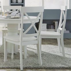 5-Piece Antique White Dining Set by HOMESTYLES -Deals HOMESTYLES Store off white homestyles dining room sets 5177 318 44 1000