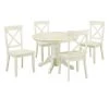 5-Piece Antique White Dining Set by HOMESTYLES
