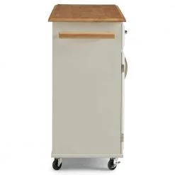 Dolly Madison Off-White Kitchen Cart with Natural Wood Top by HOMESTYLES 15 Dolly Madison Off-White Kitchen Cart with Natural Wood Top by HOMESTYLES -Deals HOMESTYLES Store off white homestyles kitchen carts 4529 95 1d 1000