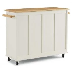 Dolly Madison Off-White Kitchen Cart with Natural Wood Top by HOMESTYLES 16 Dolly Madison Off-White Kitchen Cart with Natural Wood Top by HOMESTYLES -Deals HOMESTYLES Store off white homestyles kitchen carts 4529 95 66 1000