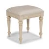 Provence Off-White Vanity Bench 30 in. H x 56 in. W x 24 in. D by HOMESTYLES