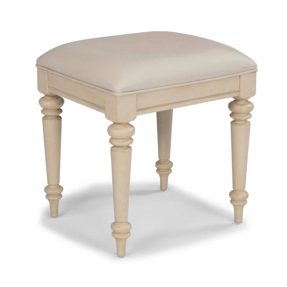 Provence Off-White Vanity Bench 30 in. H x 56 in. W x 24 in. D by HOMESTYLES 1 Provence Off-White Vanity Bench 30 in. H x 56 in. W x 24 in. D by HOMESTYLES