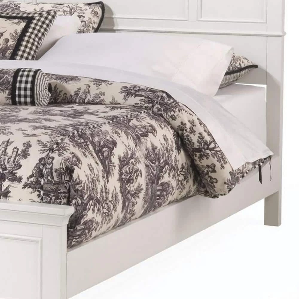 Naples Off-White Queen Bed by HOMESTYLES 5 Naples Off-White Queen Bed by HOMESTYLES - Image 5