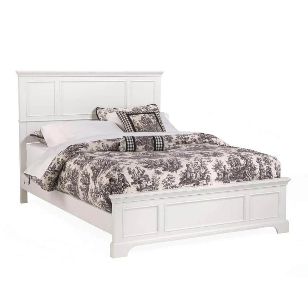 Naples Off-White Queen Bed by HOMESTYLES 1 Naples Off-White Queen Bed by HOMESTYLES