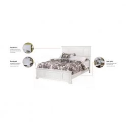 Naples Off-White Queen Bed by HOMESTYLES 13 Naples Off-White Queen Bed by HOMESTYLES -Deals HOMESTYLES Store off white homestyles panel beds 5530 500 76 1000