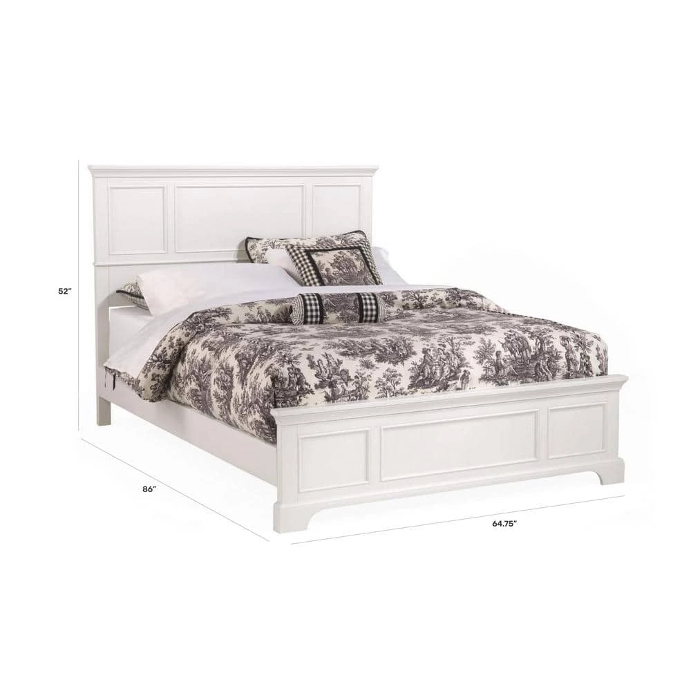 Naples Off-White Queen Bed by HOMESTYLES 6 Naples Off-White Queen Bed by HOMESTYLES - Image 6