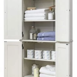 Americana Pantry in White by HOMESTYLES 19 Americana Pantry in White by HOMESTYLES -Deals HOMESTYLES Store off white homestyles pantry cabinets 5004 692 1f 1000