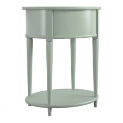 Abelia 21.6 in. Pale Green Round End Table with Drawer and Shelf by Ameriwood Home 15 Abelia 21.6 in. Pale Green Round End Table with Drawer and Shelf by Ameriwood Home -Deals HOMESTYLES Store pale green ameriwood home end side tables hd78550 66 1000
