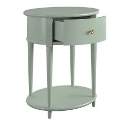 Abelia 21.6 in. Pale Green Round End Table with Drawer and Shelf by Ameriwood Home 16 Abelia 21.6 in. Pale Green Round End Table with Drawer and Shelf by Ameriwood Home -Deals HOMESTYLES Store pale green ameriwood home end side tables hd78550 77 1000