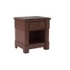 Aspen 1 Drawer Size: 22 in. x 18 in. x 24 in. Cherry Night Stand by HOMESTYLES