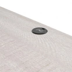 Bayshore 51.9 in. H Rustic White Single Pedestal Computer Desk by Ameriwood Home -Deals HOMESTYLES Store rustic white ameriwood home computer desks de18726 44 1000