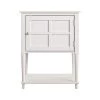 Gwyneth 28.3 in. Soft White Accent Table by Ameriwood Home